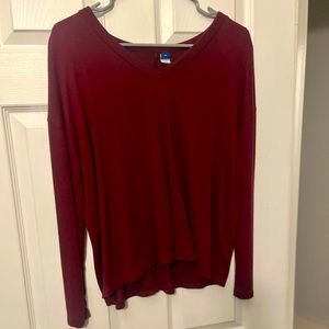 Maroon old navy sweater